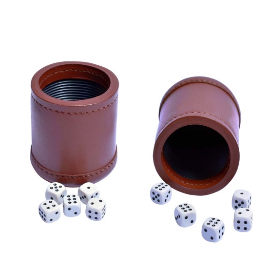 Leather Dice Cup